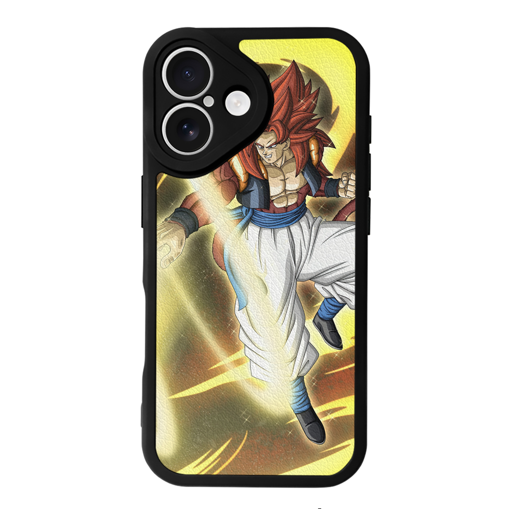 （画像用） ドラゴンボール DRAGON BALL 【iPhone 16シリーズ対応】シリコンスマホケース（レザー調） 材質：シリコン